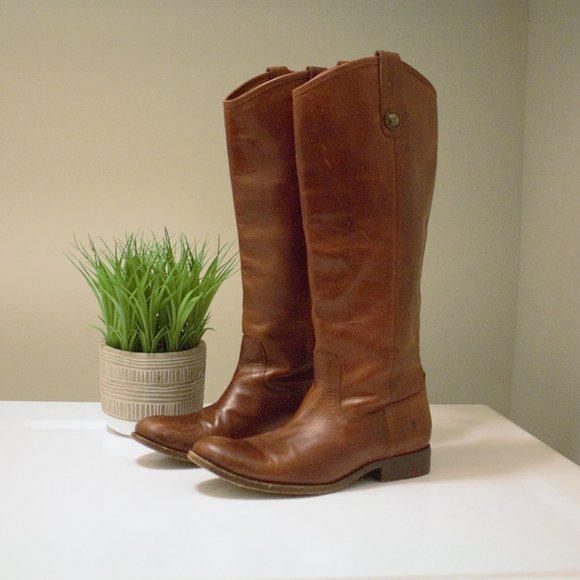 Frye Shoes - FRYE - Melissa Button Tall - Extended Calf 6.5B